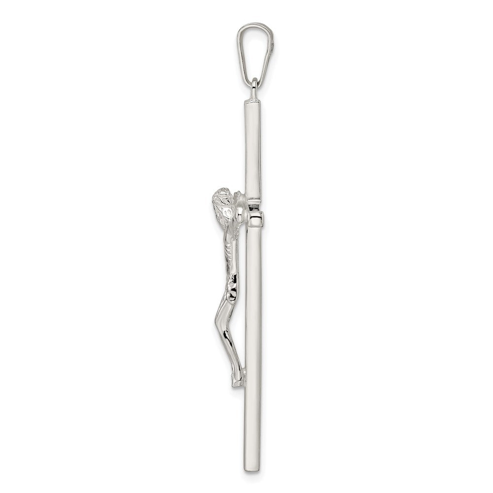 FJC Finejewelers 925 Sterling Silver Polished Large Hollow Crucifix Charm 58 x 30 mm