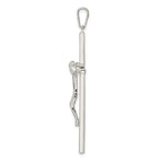 FJC Finejewelers 925 Sterling Silver Polished Large Hollow Crucifix Charm 58 x 30 mm