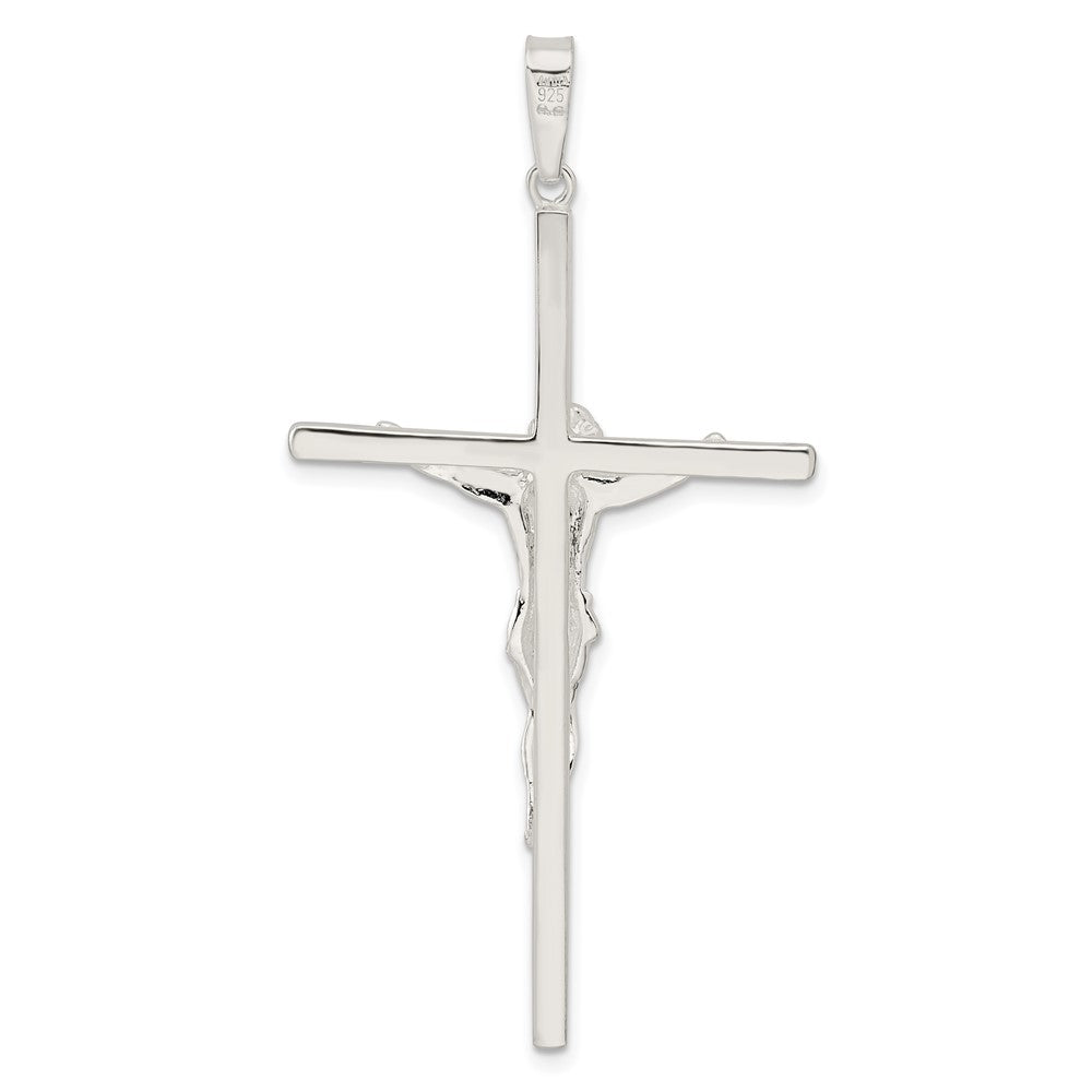 FJC Finejewelers 925 Sterling Silver Polished Large Hollow Crucifix Charm 58 x 30 mm