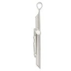 FJC Finejewelers 925 Sterling Silver Polished and Texture Tube Crucifix Cross Charm 63 x 37 mm