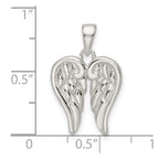 FJC Finejewelers 925 Sterling Silver Polished Angel Wings Charm 23 x 14 mm