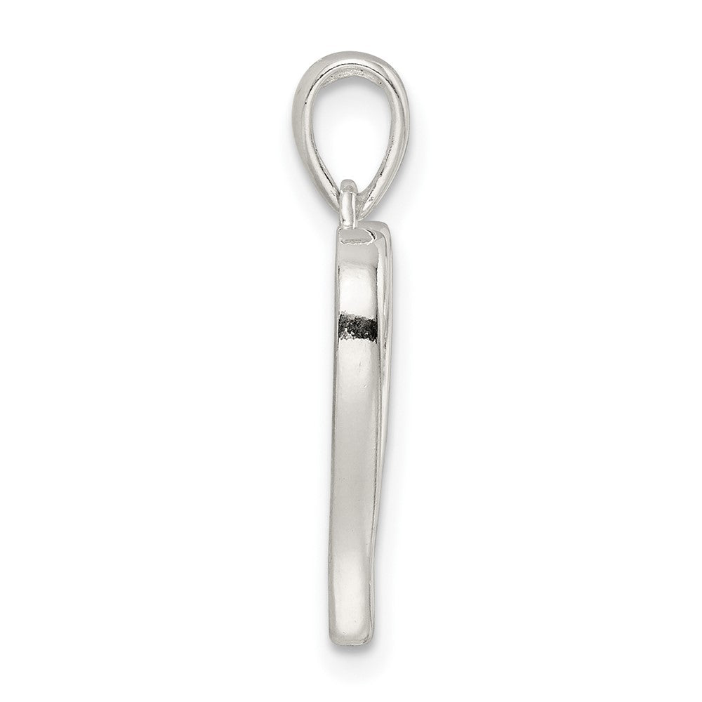 FJC Finejewelers 925 Sterling Silver Polished Angel Wings Charm 23 x 14 mm