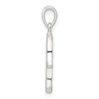FJC Finejewelers 925 Sterling Silver Polished Chamseh Charm 18 x 13 mm
