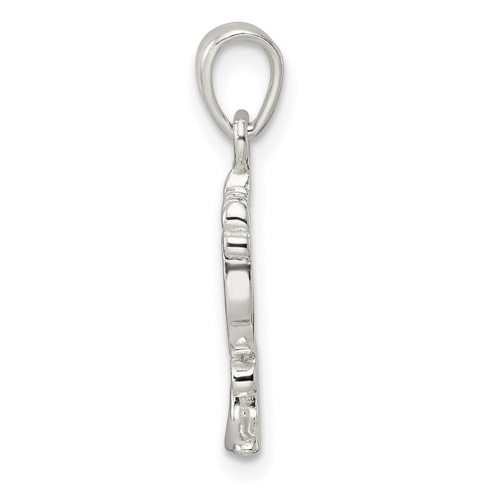 FJC Finejewelers 925 Sterling Silver Polished Menorah Charm 22 x 13 mm