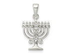 FJC Finejewelers 925 Sterling Silver Polished Menorah Charm 22 x 13 mm