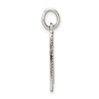 FJC Finejewelers 925 Sterling Silver Solid Antiqued and Textured Chai Symbol Charm 26 x 22 mm