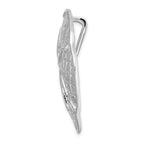 FJC Finejewelers 925 Sterling Silver Polished Sand Dollar with Scalloped Edge Slide 41 x 43 mm