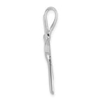 FJC Finejewelers 925 Sterling Silver Rhodium Plated Polished Dancing Starfish Slide 28 x 21 mm