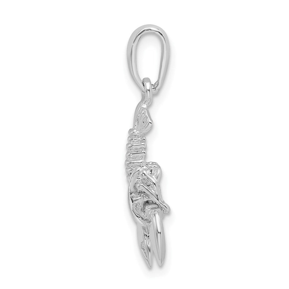 FJC Finejewelers 925 Sterling Silver Polished 3D Moveable Lobster Charm 25 x 10 mm