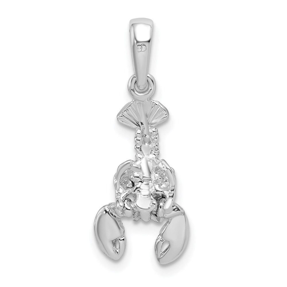 FJC Finejewelers 925 Sterling Silver Polished 3D Moveable Lobster Charm 25 x 10 mm