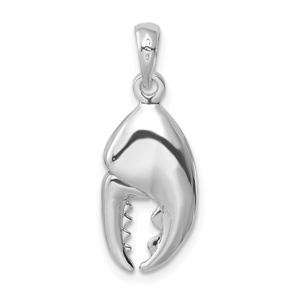 FJC Finejewelers 925 Sterling Silver Rhodium Plated 3D Moveable Lobster Claw Charm 26 x 10 mm