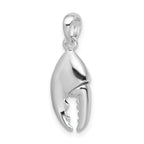 FJC Finejewelers 925 Sterling Silver Rhodium Plated 3D Moveable Lobster Claw Charm 26 x 10 mm