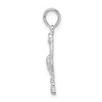 FJC Finejewelers 925 Sterling Silver Rhodium Plated Polished Standing Pelican Charm 13 mm