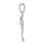 FJC Finejewelers 925 Sterling Silver Rhodium Plated Palm Tree with Textured Trunk Charm 27 x 15 mm