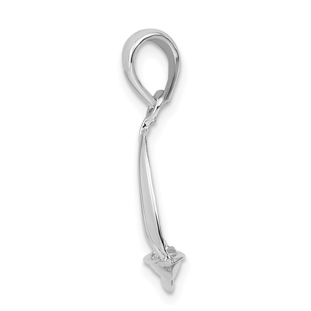 FJC Finejewelers 925 Sterling Silver Polished 3D Sailboat Charm 25 x 15 mm