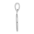 FJC Finejewelers 925 Sterling Silver Rhodium Plated Polished Peace Symbol Charm 15 mm