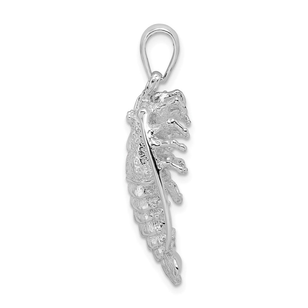 FJC Finejewelers 925 Sterling Silver Rhodium Plated Polished Large Florida Lobster Charm 31 x 15 mm