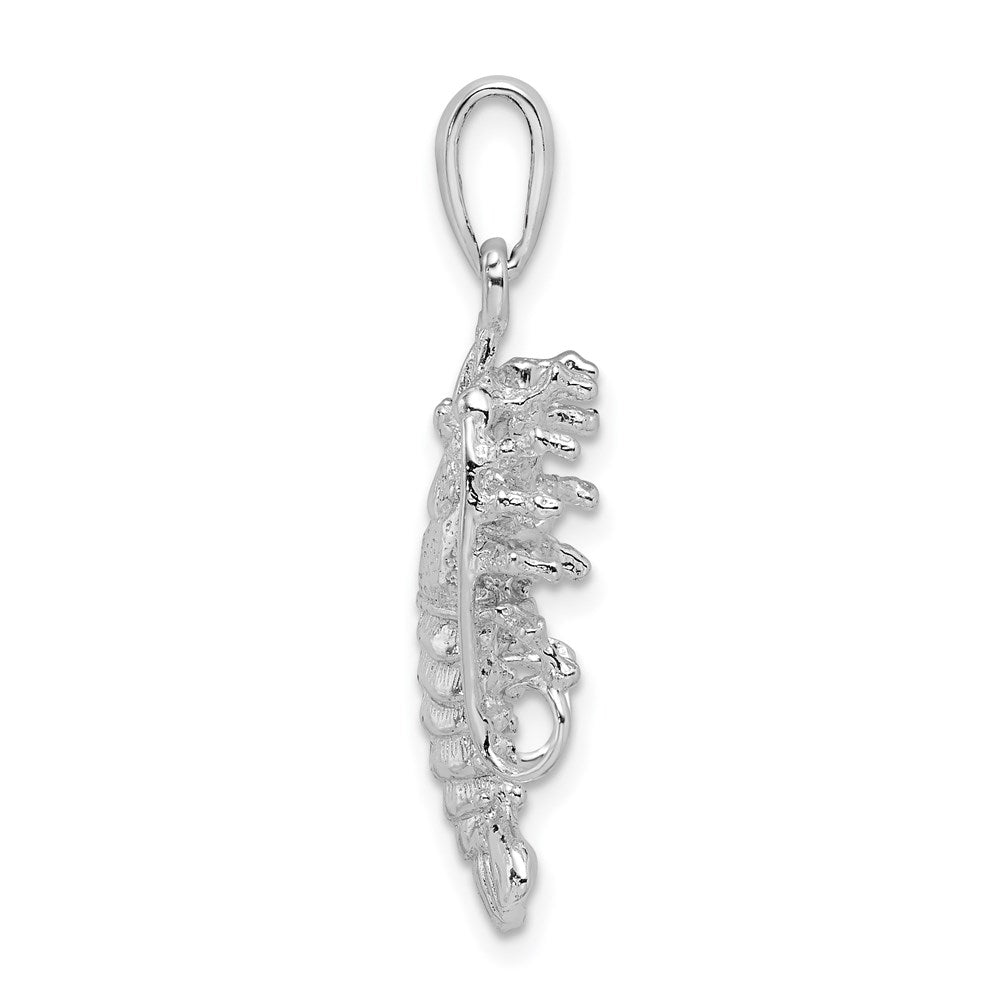 FJC Finejewelers 925 Sterling Silver Rhodium Plated Polished Medium Florida Lobster Charm 30 x 12 mm