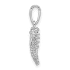 FJC Finejewelers 925 Sterling Silver Rhodium Plated Polished Small Florida Lobster Charm 22 x 8 mm
