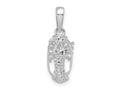 FJC Finejewelers 925 Sterling Silver Rhodium Plated Polished Small Florida Lobster Charm 22 x 8 mm