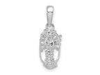 FJC Finejewelers 925 Sterling Silver Rhodium Plated Polished Small Florida Lobster Charm 22 x 8 mm