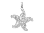 FJC Finejewelers 925 Sterling Silver Polished Filigree Starfish Charm 29 x 31 mm