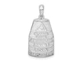FJC Finejewelers 925 Sterling Silver Rhodium Plated Polished Large Key West USA Charm 28 x 13 mm
