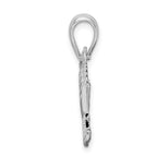 FJC Finejewelers 925 Sterling Silver Rhodium Plated Polished Key West Cruise Ship Charm 23 x 31 mm