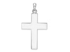 FJC Finejewelers 925 Sterling Silver Rhodium Plated Polished Large Latin Cross Charm 17 mm