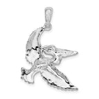 FJC Finejewelers 925 Sterling Silver Polished Flying Pelican Charm 20 mm