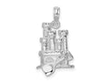 FJC Finejewelers 925 Sterling Silver Rhodium Plated Polished 3D Sandcastle/Shovel Charm 23 x 12 mm