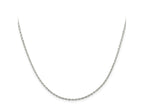 FJC Finejewelers 925 Sterling Silver Beveled Oval Cable Chain 18 Inches x 1.5 mm