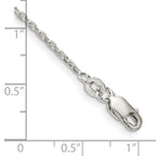 FJC Finejewelers 925 Sterling Silver Beveled Oval Cable Bracelet Chain 8 Inches x 1.5 mm