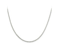 FJC Finejewelers 925 Sterling Silver Beveled Oval Cable Chain 14 Inches x 2 mm