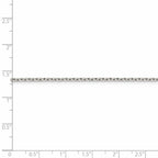 FJC Finejewelers 925 Sterling Silver Beveled Oval Cable Chain 28 Inches x 2 mm