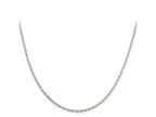 FJC Finejewelers 925 Sterling Silver Beveled Oval Cable Chain 28 Inches x 2 mm
