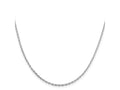 FJC Finejewelers 925 Sterling Silver Rhodium Plated Beveled Oval Cable Chain 18 Inches x 2 mm