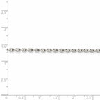 FJC Finejewelers 925 Sterling Silver Beveled Oval Cable Chain 30 Inches x 2.75 mm