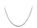 FJC Finejewelers 925 Sterling Silver Beveled Oval Cable Chain 36 Inches x 3.25 mm