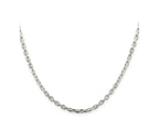 FJC Finejewelers 925 Sterling Silver Beveled Oval Cable Chain 36 Inches x 3.25 mm