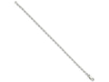 FJC Finejewelers 925 Sterling Silver Beveled Oval Cable Bracelet Chain 8 Inches x 3.25 mm