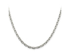 FJC Finejewelers 925 Sterling Silver Beveled Oval Cable Chain 20 Inches x 3.95 mm