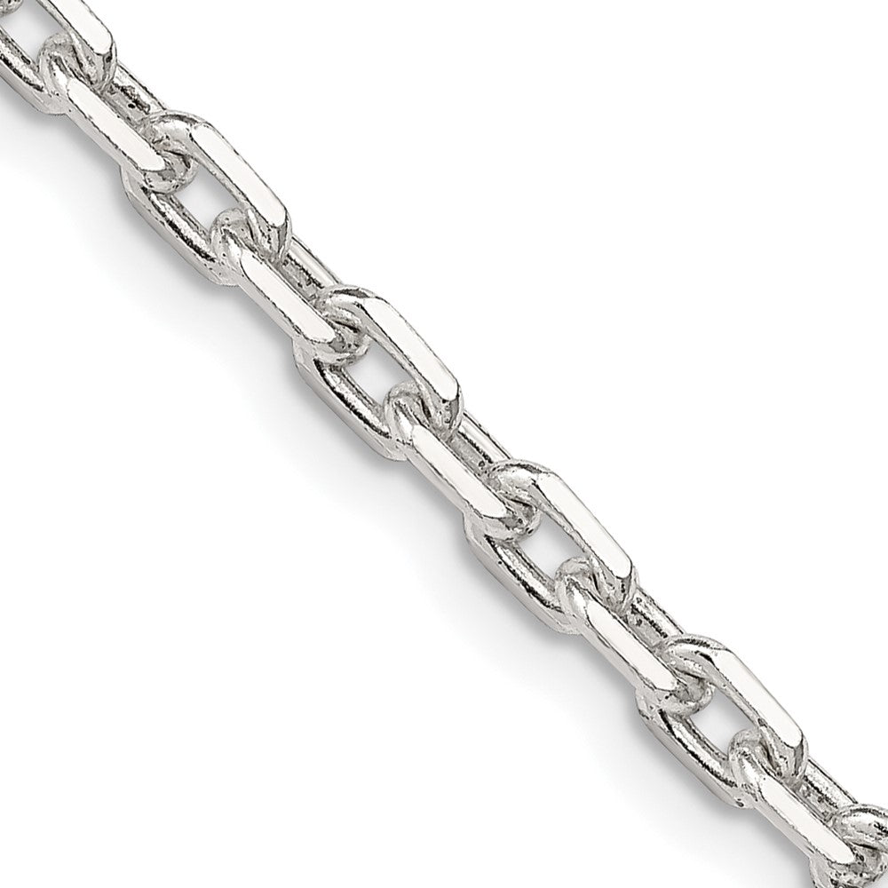 FJC Finejewelers 925 Sterling Silver Beveled Oval Cable Chain 26 Inches x 3.95 mm