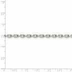 FJC Finejewelers 925 Sterling Silver Beveled Oval Cable Chain 30 Inches x 3.95 mm