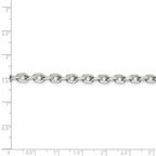 FJC Finejewelers 925 Sterling Silver Beveled Oval Cable Chain 20 Inches x 4.9 mm