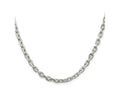 FJC Finejewelers 925 Sterling Silver Beveled Oval Cable Bracelet Chain 7 Inches x 4.9 mm