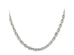 FJC Finejewelers 925 Sterling Silver Beveled Oval Cable Bracelet Chain 7 Inches x 4.9 mm