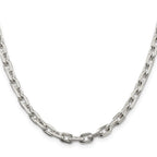 FJC Finejewelers 925 Sterling Silver Beveled Oval Cable Chain 20 Inches x 5.4 mm