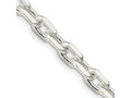 FJC Finejewelers 925 Sterling Silver Beveled Oval Cable Chain 20 Inches x 5.4 mm