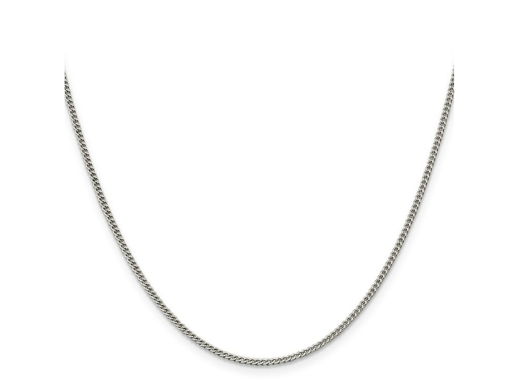 FJC Finejewelers 925 Sterling Silver Curb Chain 14 Inches x 1.75 mm